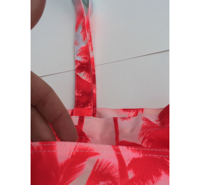 Сумка Victoria's Secret Pink Beach Bag Tote Travel Pink Neon Palms